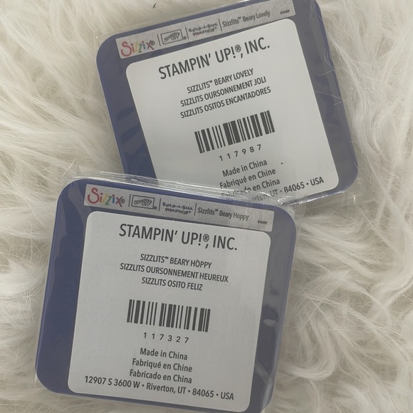 Build A Bear Workshop Dies, Sizzix & Sizzlets made for Stampin’ Up! - Picture 2 of 5